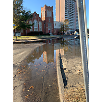 Thanksgiving high tide Norfolk image